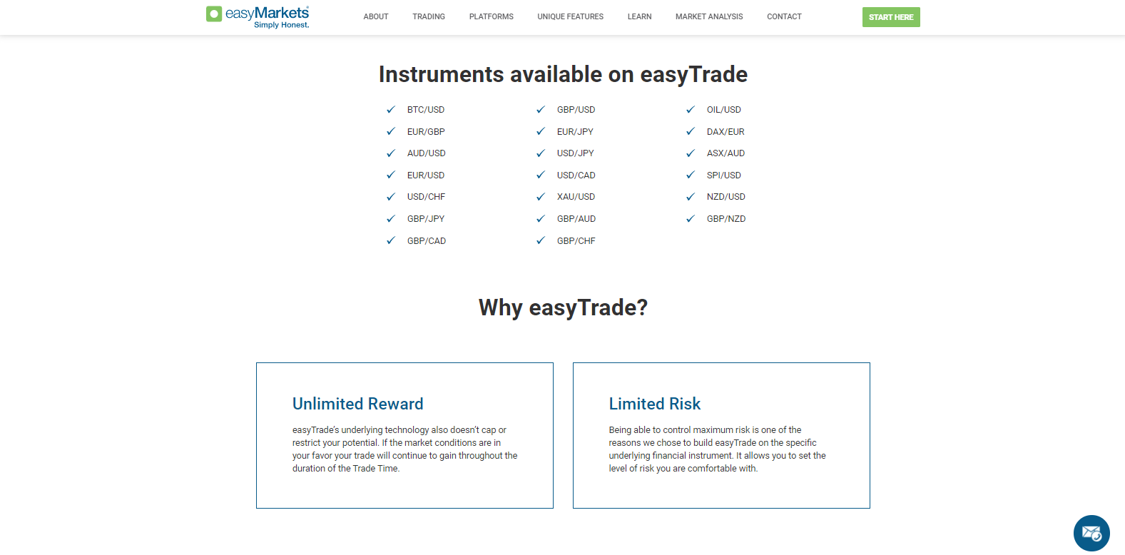 easyMarkets easytrade instruments easyMarkets easytrade instruments